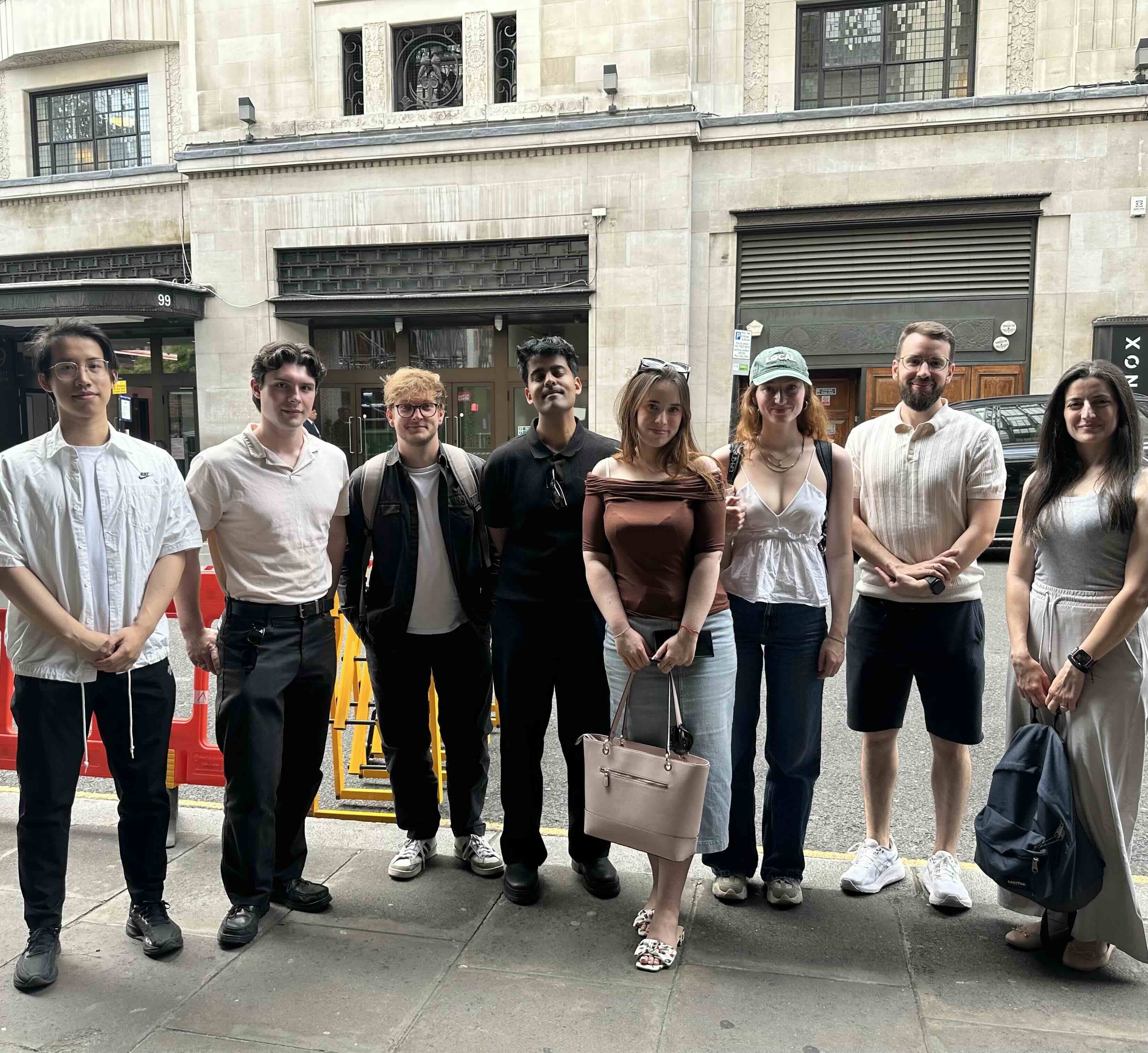 Kings AI reading group members after a meal at Dishoom, Covent Garden, June 27th 2025.